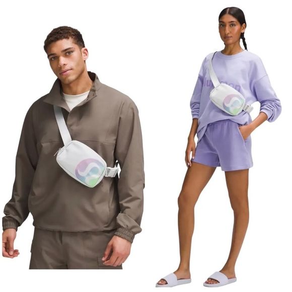 Lululemon Everywhere Everyday Travel 1L Belt Bag In Rainbow Logo NWT - Picture 11 of 13